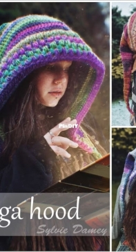 Sylvie Damey Crochet - Sylvie Damey - Taïga Hood - Zipfelkapuze Taïga - German