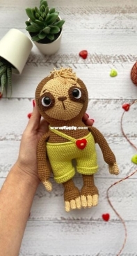 Toys by Ustyushka - Maria Ustyushkina - Sloth - English