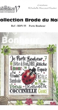 Isabelle Haccourt Vautier - BDN 55 - Porte Bonheur