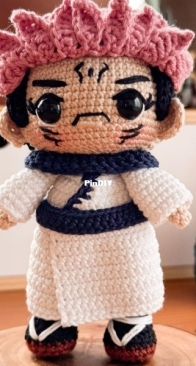 The Looped Crafts - Aimy Loren Fernandez - Mini Jujutsu Kaisen - Mini Yuji, Sukuna, Nanami, Gojo, Geto