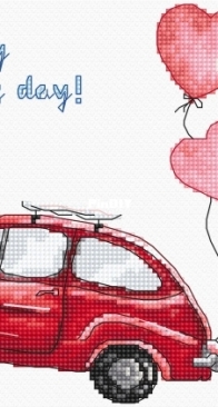 Letistitch - LETI983 Happy Valentines Day