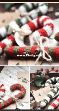 Straw Animals - Juliya Ustimenko - Candy Cane