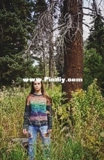 Rainbow in the Storm - Plus by Paige Parkin, The Knit Diaries