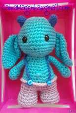 Blue garden elf