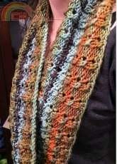 Pur Twist Cowl by Sharyn Anhalt