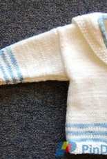 Crystal Palace Yarns-Baby Boy Knit Middy Shirt Top by Dawn Leeseman-Free