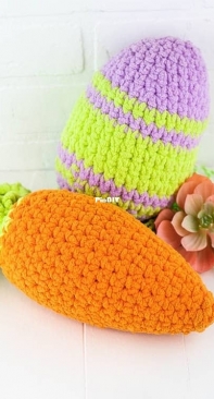 Winding Road Crochet - Lindsey Dale - Easter Egg Plushie  - Free