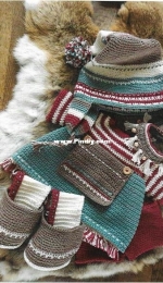Funnys Haken - Ilse Scheffer - XXL Funny Clothing set Christmas Nordic Girl - Dutch