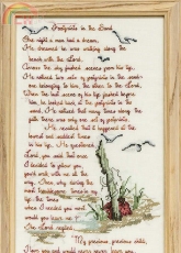 Footprints in the Sand by Duffys Hand- Portuguese verse PCS