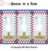 Mary Graham-Geese in a Row