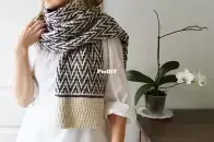 Inlet Scarf by Inese Sang - Isang Knits