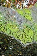 22 Leaves Shawlette by Lankakomero - English