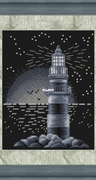 A Lighthouse In The Night by Irina Podkopayeva