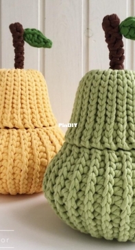 Motok decor - Pear Basket - Russian