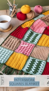 Toft - Kerry Lord - Patchwork Squares Blanket