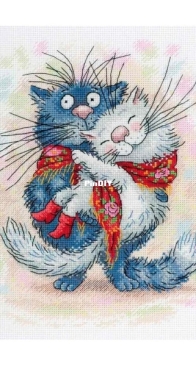 MP Studio - NB-558 - Blue Cats by Irina Zenyuk