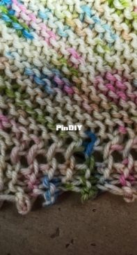 Picot Edge Baby Blanket by Unwind Yarn Shop-Free