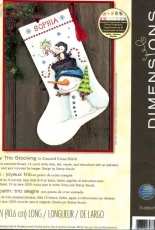 Dimensions 70-08937 Jolly Trio Stocking