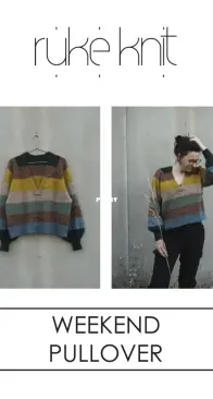 Weekend Pullover by Neringa Ruke - Ruke Knit