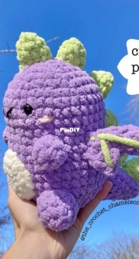 The Crochet Chameleon - Celeste - Dinosaur and Dragon