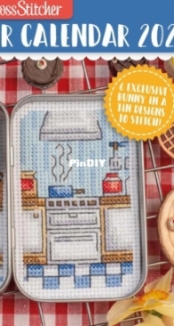 Bunnys Year Calendar 2025 from Cross Stitcher UK Issue 417