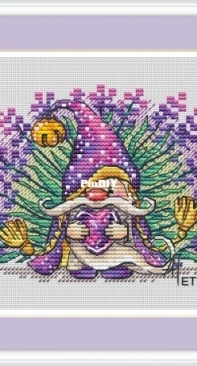 Lavender Gnome by Anna Petunova
