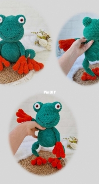 fairy_for_kids - Ekaterina Kamneva - Екатерина Камнева - Plush frog - Плюшевый лягух - Russian