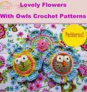 Wonderful Hands- Maria Manuel- Lovely flowers with owls crochet patterns