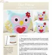 G & G Sewing Pattern - Owl Pillow