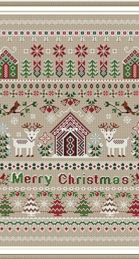 NARAxStitchPatterns - Merry Christmas Sampler