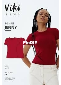 Viki Sews - Jenny T-Shirt - Size 40 - Heights 154-184