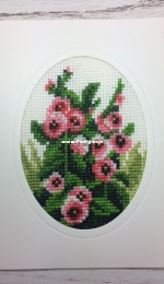 Orchidea 6097 Card Pink flowers