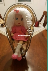 Amigurumi Karen doll Russian pattern