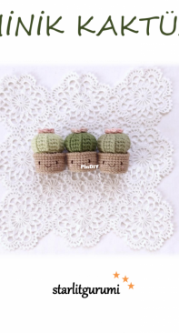 Starlitgurumi - Nebiye - Mini Cactus - Minik Kaktüs - Turkish