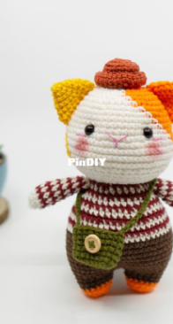Meow amigurumi - Anh Le - Jaine - Mojito Cat