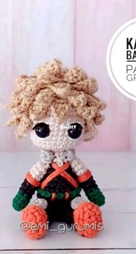 Emi Gurumis - Isabel Rodriguez - Katsuki Bakugou - Spanish - Free