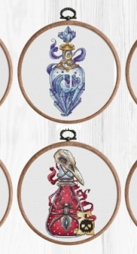 MIAxStitch - Elixirs - Butterfly, Crystal, Pumpkin, Unicorn by Minasyan / Minasian Yana Минасян Яна