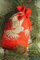 Bag with a dove as a gift!