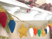 Off the Beaten Hook - Lindsey Roe - Vintage Christmas Lights Garland