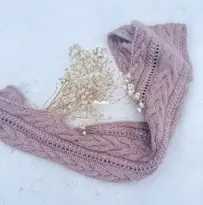 Camellia Scarf by Anna Kania - English, Polish - Free