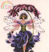 Nora Corbett Spring Garden Party Collection for Pixie Couture NC132 Pansy