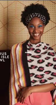 Paintbox Yarns - Pardus Fair Isle Shawl - Free