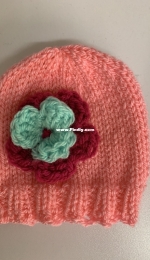 Newborn baby hat by Debbie Willetts-Free