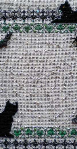 Halloween Spider Lace - Poor Stitcher O-164 PCS