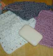 Shell Washcloth Duo Phebe Durand / English