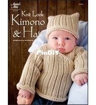 Annies Attic - 885091 - Lisa van Klaveren - Knit Look Kimono and Hat