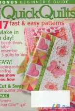 McCalls Quick Quilts-17 Fast & Easy Pattern-March-2010
