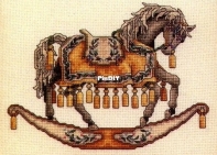 Dancer from Just Cross Stitch Leaflet 116 - Rocking Horses by Teresa Wentzler XSD