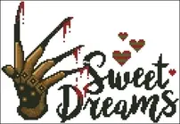 The Witchy Stitcher - Sweet Dreams - Freddy Kreuger PCS + XSD
