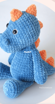 The Crochet Code AU - Rachel Fleming - Spencer the Dinosaur